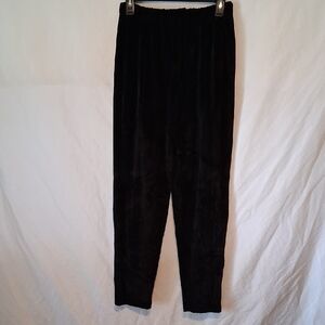 Erika Collection Pull-on Pants in soft Plus black Velour